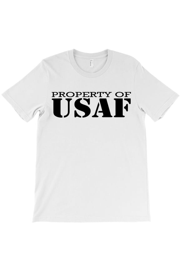 USAF Air Force, Simple Bold Military Service Pride Graphic Design Gift - Great Gift Idea G2616 Unisex T-Shirt, Up to Size 5XL