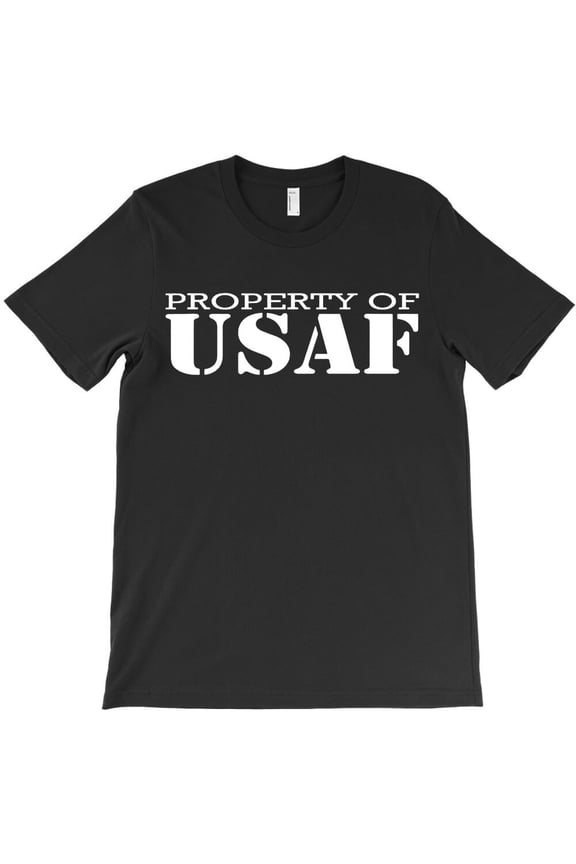 USAF Air Force, Simple Bold Military Service Pride Graphic Design Gift - Relaxed Look G2615 Unisex T-Shirt, Up to Size 5XL