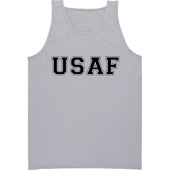 USAF Air Force Tank Top - Military Style Physical Training Tank in gray