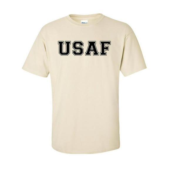 USAF Athletic Air Force Short Sleeve T-Shirt in Sand