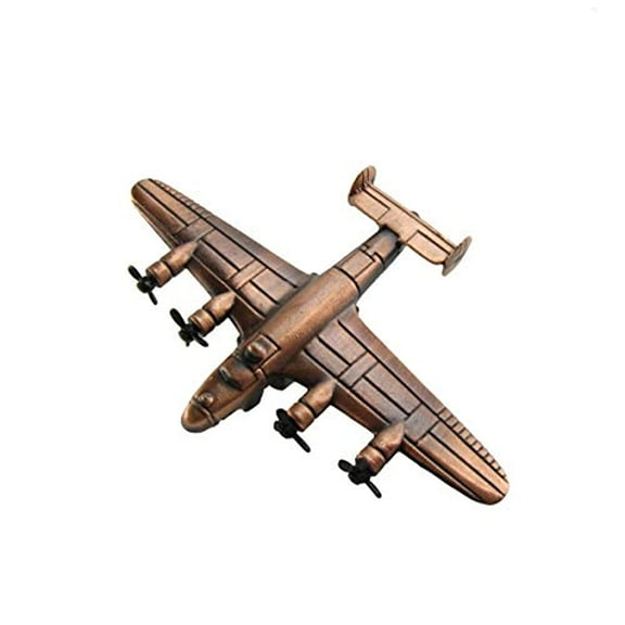 Treasure Gurus USAF B 24 Liberator Bomber Airplane Die Cast Toy Pencil Sharpener Military Gift
