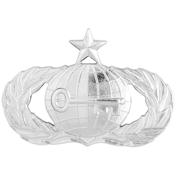 USAF Badge Force Intelligence Senior Mirror Finish