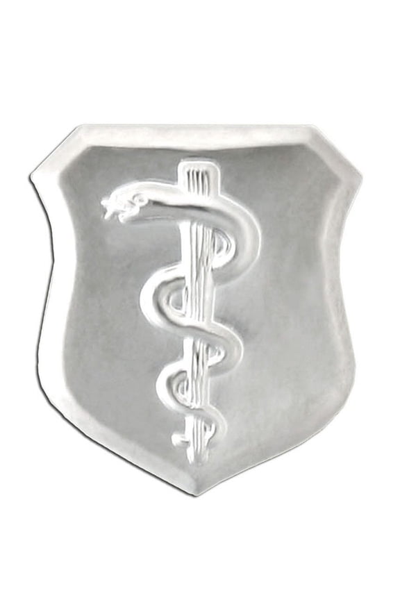 USAF Medical Nurses Corps Badge Pin, Mirror Finish, Metal, 5/8" x 3/4", NIP