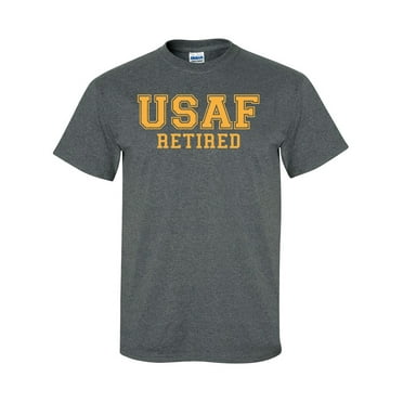 USAF Retired GOLD Logo Short Sleeve T-Shirt