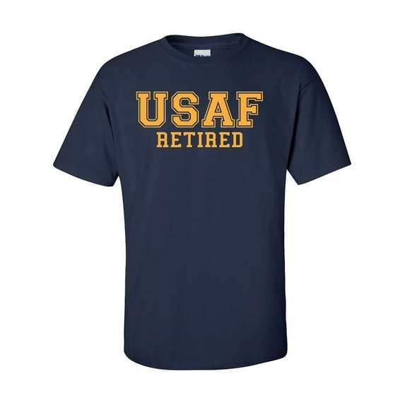 USAF Retired GOLD Logo Short Sleeve T-Shirt