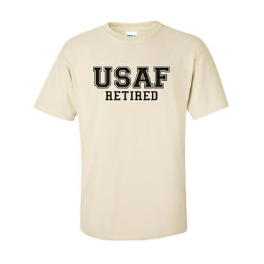 USAF Retired Short Sleeve T-Shirt in Sand