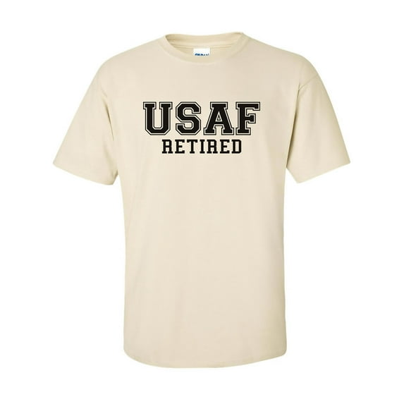 USAF Retired Short Sleeve T-Shirt in Sand