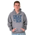 thumbnail image 1 of USAF Son United States Air Force Hoodie Hooded Sweatshirt Men Brisco Brands S, 1 of 6