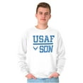 thumbnail image 1 of USAF Son United States Air Force Men Big & Tall Sweatshirt Brisco Brands 2X, 1 of 5