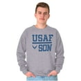 thumbnail image 1 of USAF Son United States Air Force Men Big & Tall Sweatshirt Brisco Brands 3X, 1 of 5