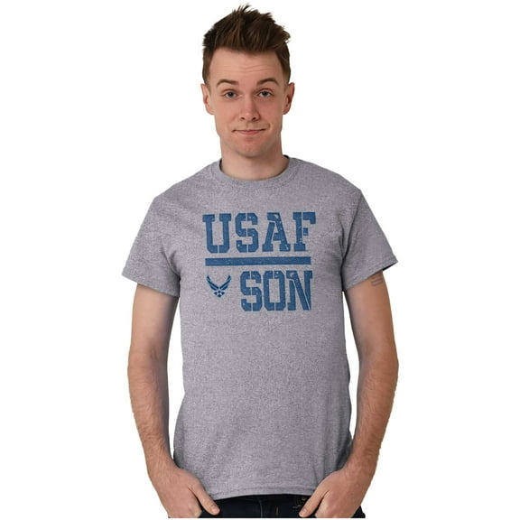 USAF Son United States Air Force Men's Graphic T Shirt Tees Brisco Brands S