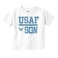 thumbnail image 1 of USAF Son United States Air Force Youth T Shirt Tee Boys Infant Toddler Brisco Brands 24M, 1 of 6