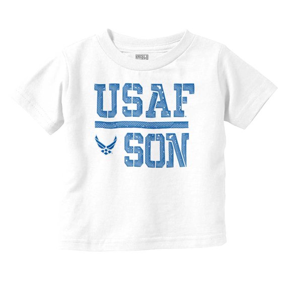 USAF Son United States Air Force Youth T Shirt Tee Boys Infant Toddler Brisco Brands 3T