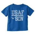 thumbnail image 1 of USAF Son United States Air Force Youth T Shirt Tee Boys Infant Toddler Brisco Brands 3T, 1 of 6