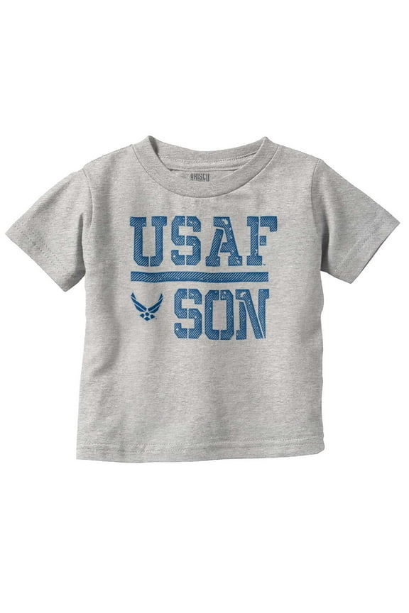 USAF Son United States Air Force Youth T Shirt Tee Boys Infant Toddler Brisco Brands 4T