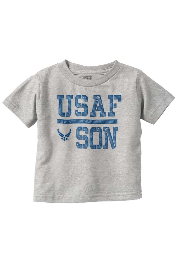 USAF Son United States Air Force Youth T Shirt Tee Boys Infant Toddler Brisco Brands 5T