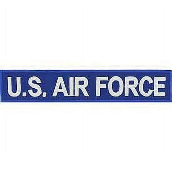 USAF, U.S. AIR FORCE - Embroidered Patches, Iron On Patch - 1.125" X 5.5"