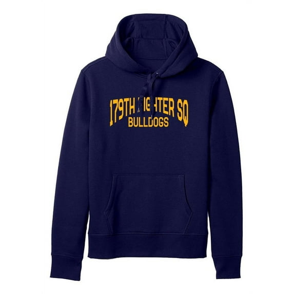 USAF US Air Force 179th Fighter Squadron Bulldogs Pullover Hoodie