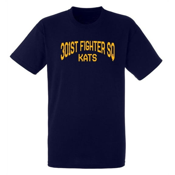 USAF US Air Force 301st Fighter Squadron Kats Short Sleeve Tee Shirt