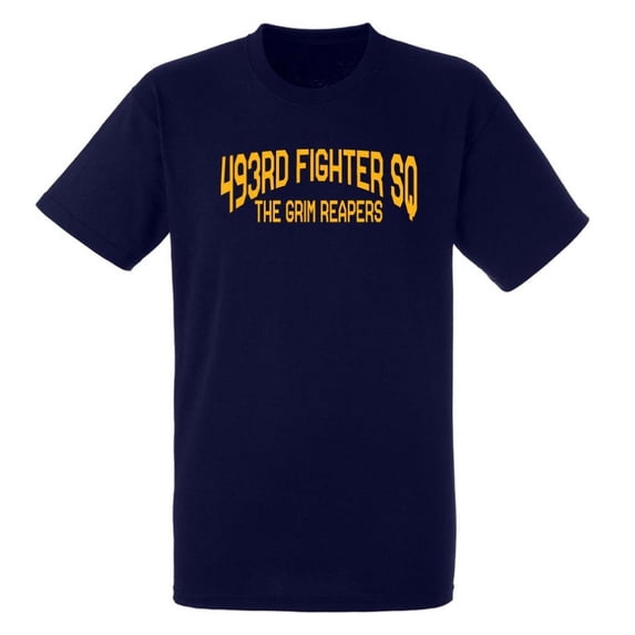 USAF US Air Force 493rd Fighter Squadron The Grim Reapers Short Sleeve Tee Shirt