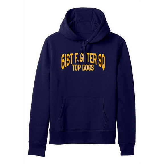 USAF US Air Force 61st Fighter Squadron Top Dogs Pullover Hoodie
