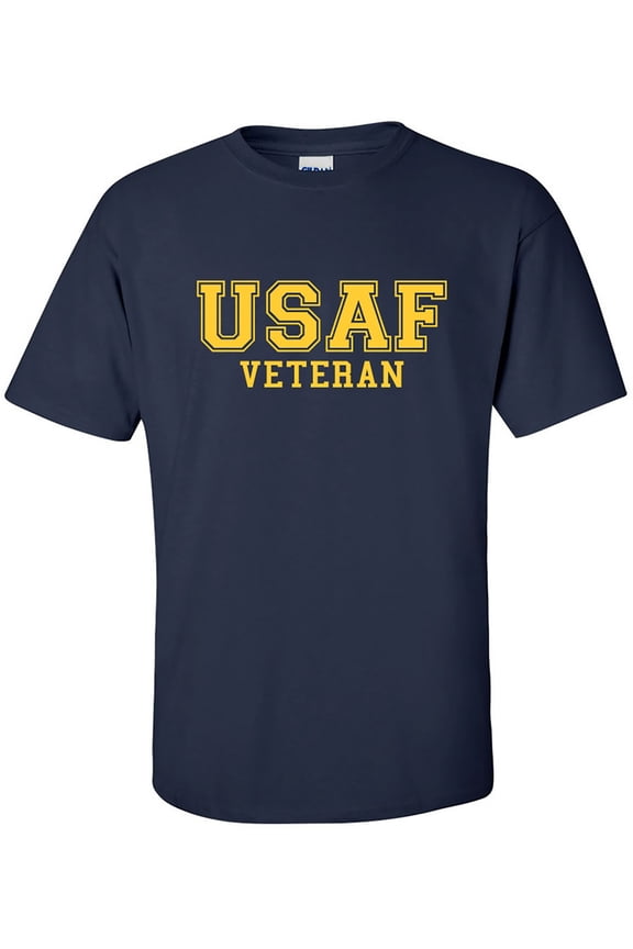 USAF Veteran GOLD Logo Athletic Short Sleeve T-Shirt
