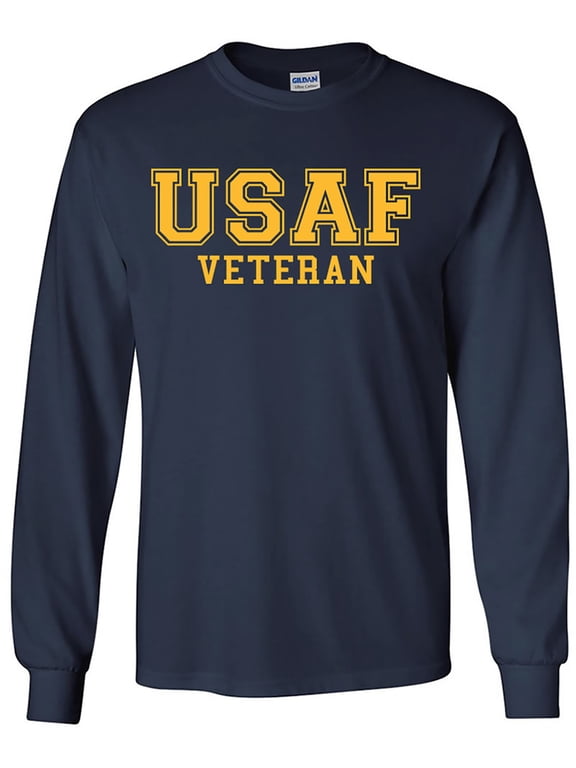 USAF Veteran GOLD Logo Long Sleeve T-Shirt