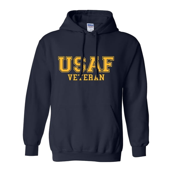 USAF Veteran GOLD logo Hooded Sweatshirt