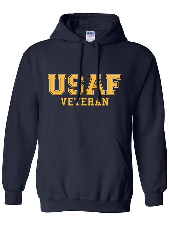 USAF Veteran GOLD logo Hooded Sweatshirt