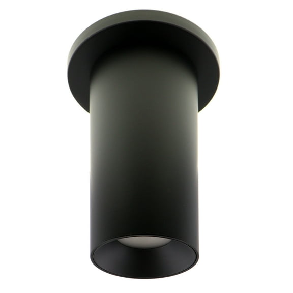 USAI Lighting BeveLED Mini Cylinder Surface Mount LED Downlight, 3500K, 20W, 120V, Black