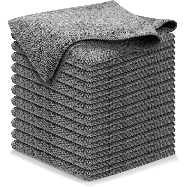 1200 GSM Microfiber Cleaning Cloths for cars, Super Absorbent & Lint-Free