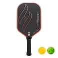 thumbnail image 1 of USAPA Approved Carbon Fiber Pickleball Paddles(16mm) Sandblasted Surface T700 Pickle Ball Rackets for All Skill Level Bubble, 1 Paddle, 2 Balls, 1 of 12
