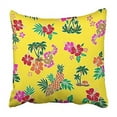 thumbnail image 1 of USART Aloha Hibiscus Flower Pattern Beautiful Blossom Botanical Consecutively Exotic Pillowcase Cushion Cover 20x20 inch, 1 of 1