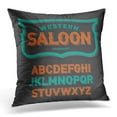 thumbnail image 1 of USART Alphabet Vintage Western Style Volume with Emblem Dark Retro Pillow Case Pillow Cover 18x18 inch, 1 of 1