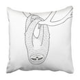 thumbnail image 1 of USART Animal Cute Hand Drawn Cartoon Line Sloth Lazy Asleep Child Doodle Fun Humor Pillowcase 16x16 inch, 1 of 1