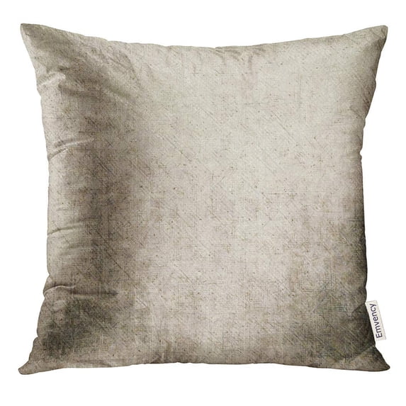USART Beige Vintage Abstract Old with Grunge Brown Antique Pillow Case 18x18 Inches Pillowcase
