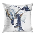 thumbnail image 1 of USART Dressage Equestrian Sport Horse with Rider Watercolor Girl Bridle Beautiful Jockey Pillowcase Cushion Cases 20x20 inch, 1 of 1