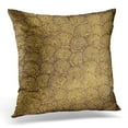 thumbnail image 1 of USART Throw Pillow Case Cushion Cover Black Abstraction 3D Wall Gold Modern White Beautiful Pillow Cover 18x18 Inches, 1 of 1