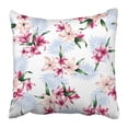 thumbnail image 1 of USART Tropical Pattern of Flower Floral Watercolor Abstract Aloha Beautiful Blossom Pillow Case Cushion Cover 20x20 inch, 1 of 1