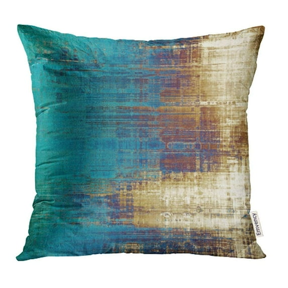 USART Vintage Patterns Yellow Beige Brown Green Blue White Pillow Case Pillow Cover 20x20 inch Throw Pillow Covers