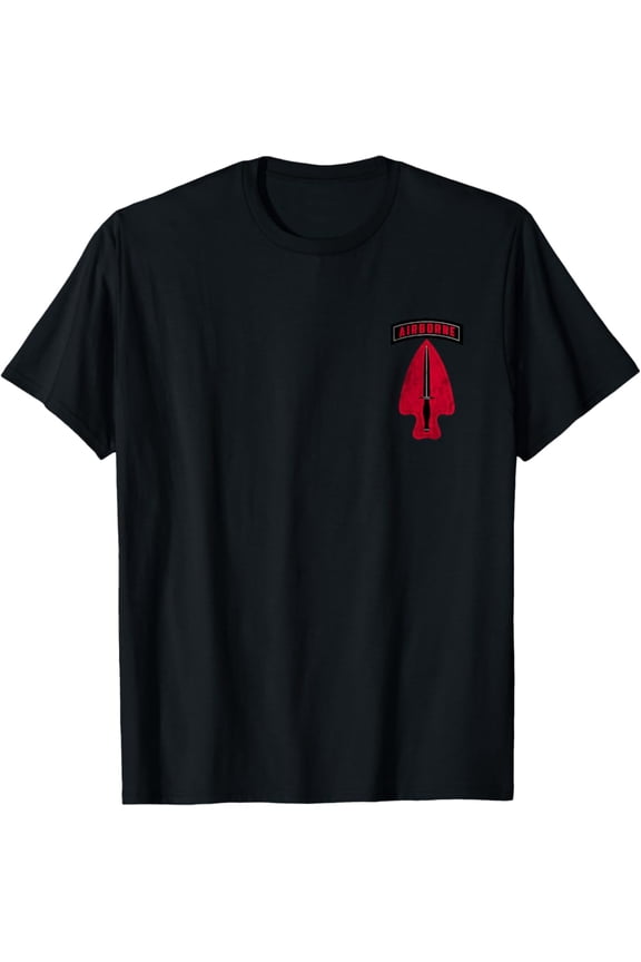 USASOC Force Airborne Vintage Logo Military Papa T-Shirt