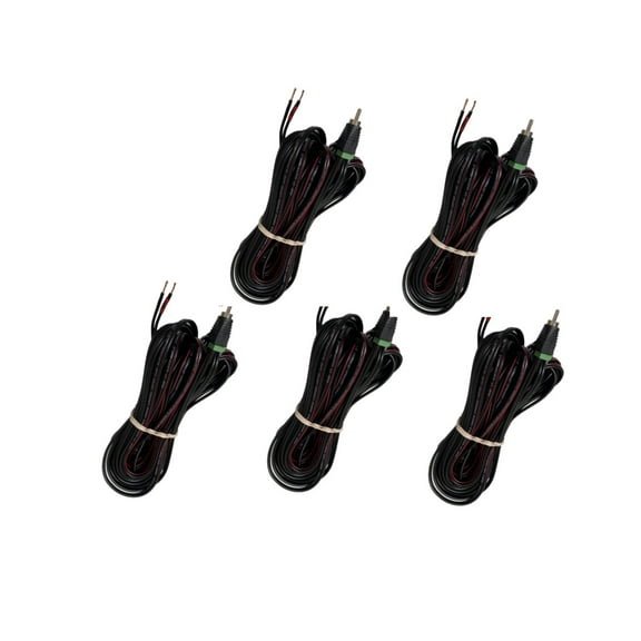 USAV Set of 5 Speaker Cable for B O S E Lifestyle Acoustimass System - RCA to Bare Wire