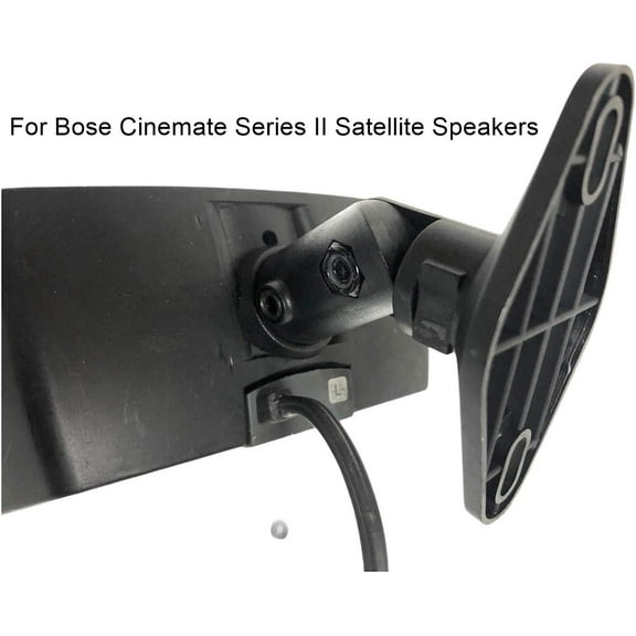 USAV Wall Mount Brackets Black (Pair) for B O S E Cinemate Series II Satellite Speakers