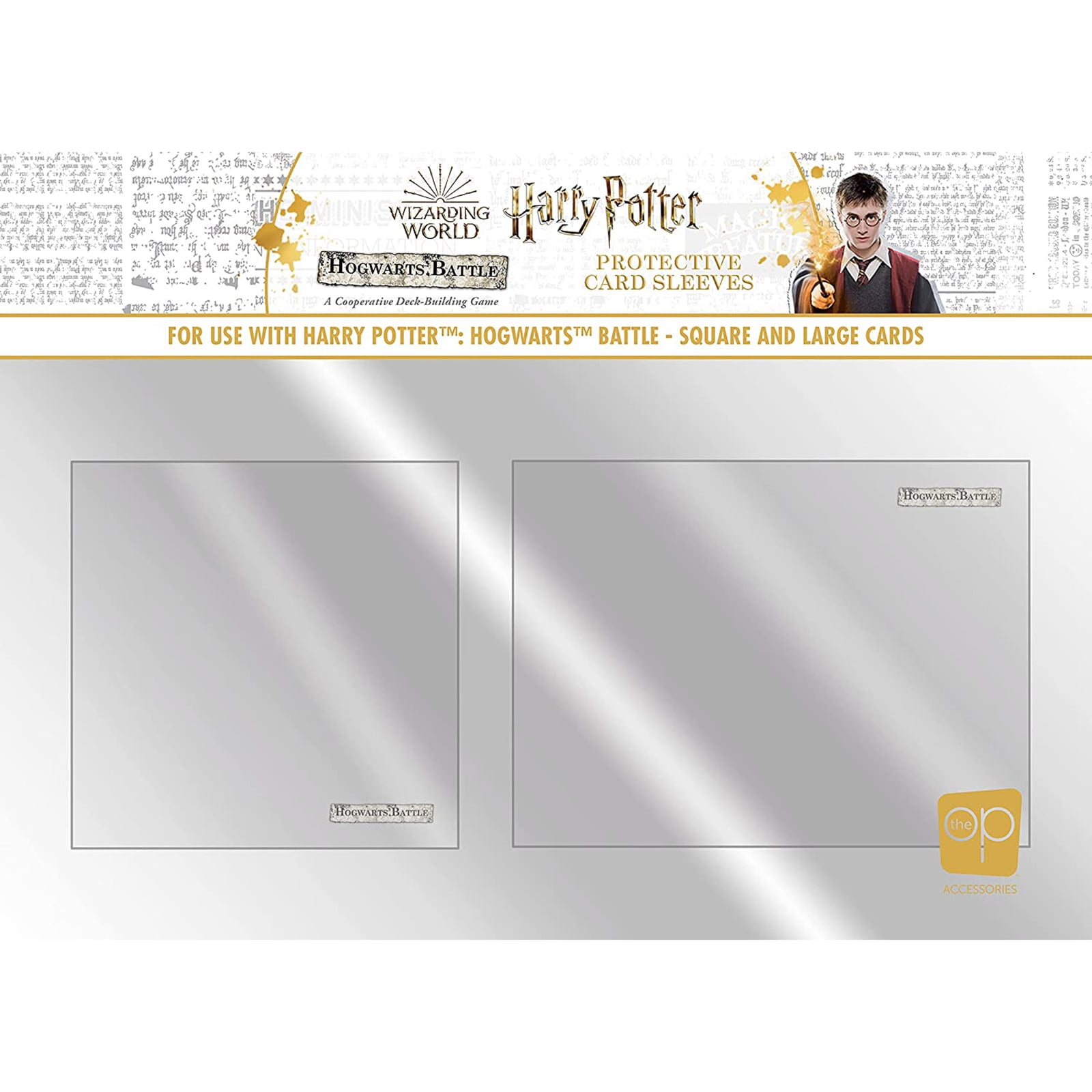USAopoly Harry Potter Hogwarts Battle Square And Large Sleeves 100 Count -  Walmart.com