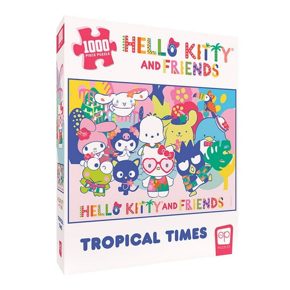 Hello Kitty and Friends "Tropical Times" 1,000-Piece Puzzle, by Usaopoly