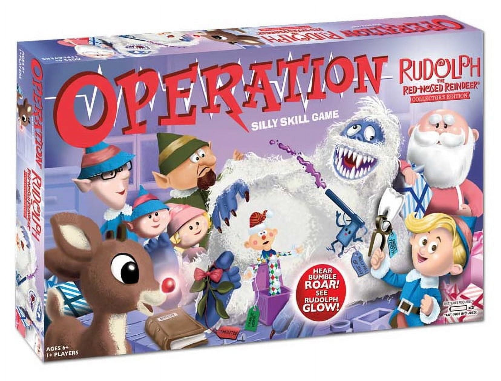 USAopoly Operation: Rudolph The Red-Nosed Reindeer Board Game, 12 ...