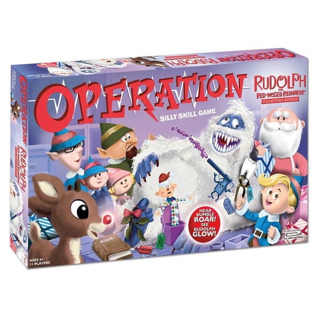 USAopoly Operation: Rudolph The Red-Nosed Reindeer Board Game, 12 ...