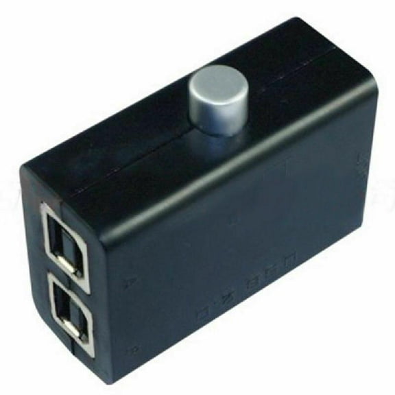 USB 1.1/2.0 Sharing Share Switch Box Hub 2 Ports PC Computer Scanner Printer Manual