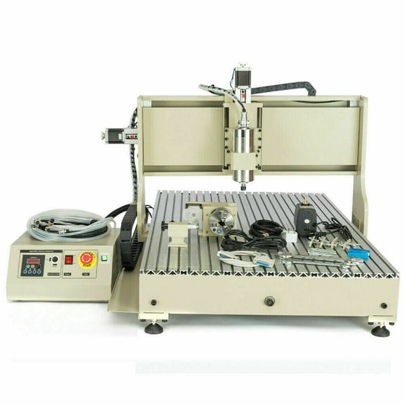 USB 1.5KW 4Axis 6090 CNC Router 3D Engraver Engraving Ball Screws Machine VFD CE