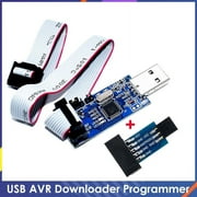 USB 10Pin to 6Pin AdapterSTK500 USBASP AVR Programmer Adapter Board For Arduino